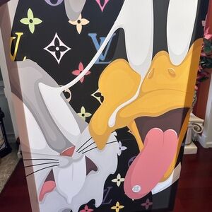 Colorful Cartoon Character Canvas Art